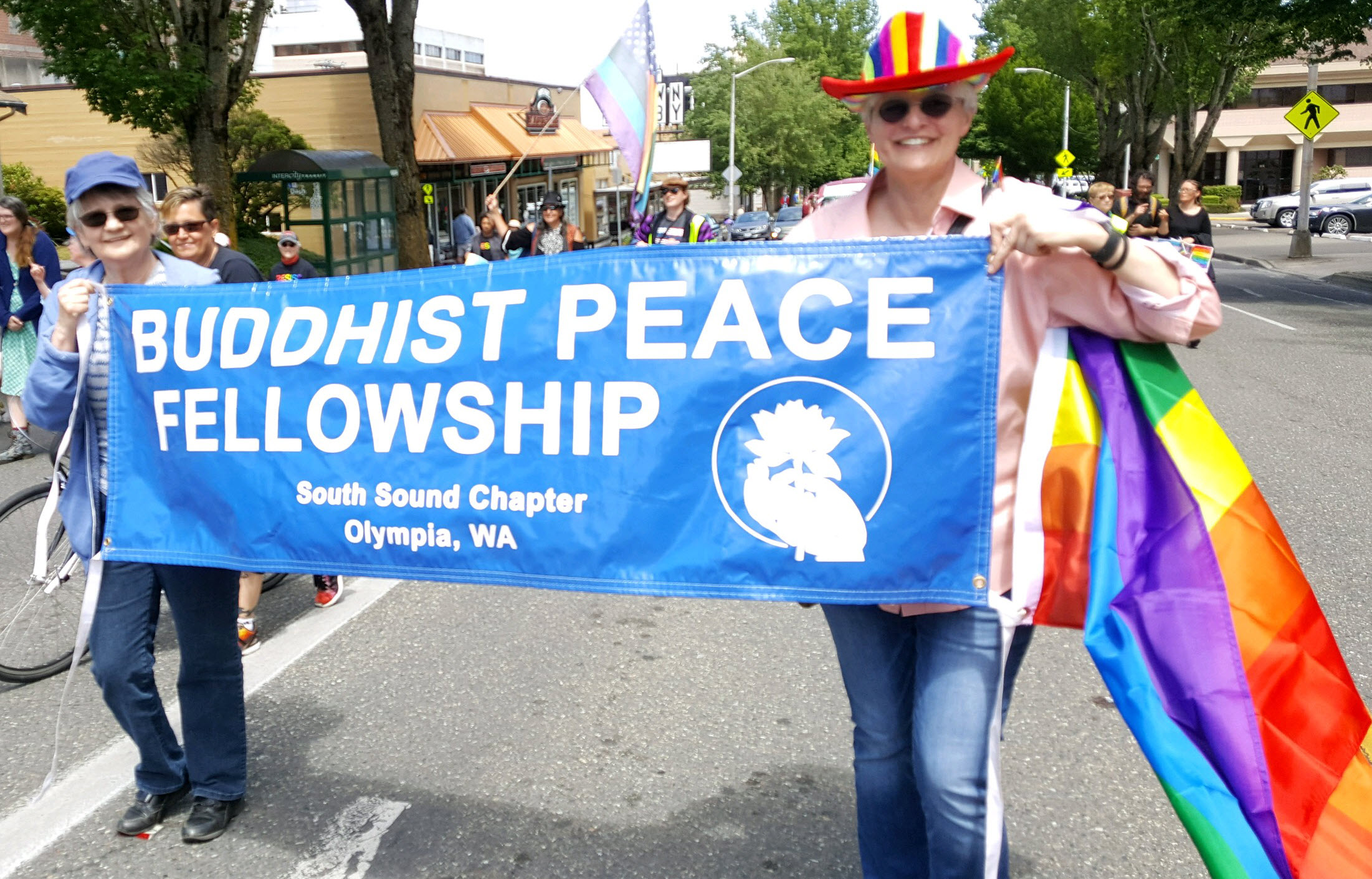SSBPF in March for Unity and Pride Olympia Washington June 2017